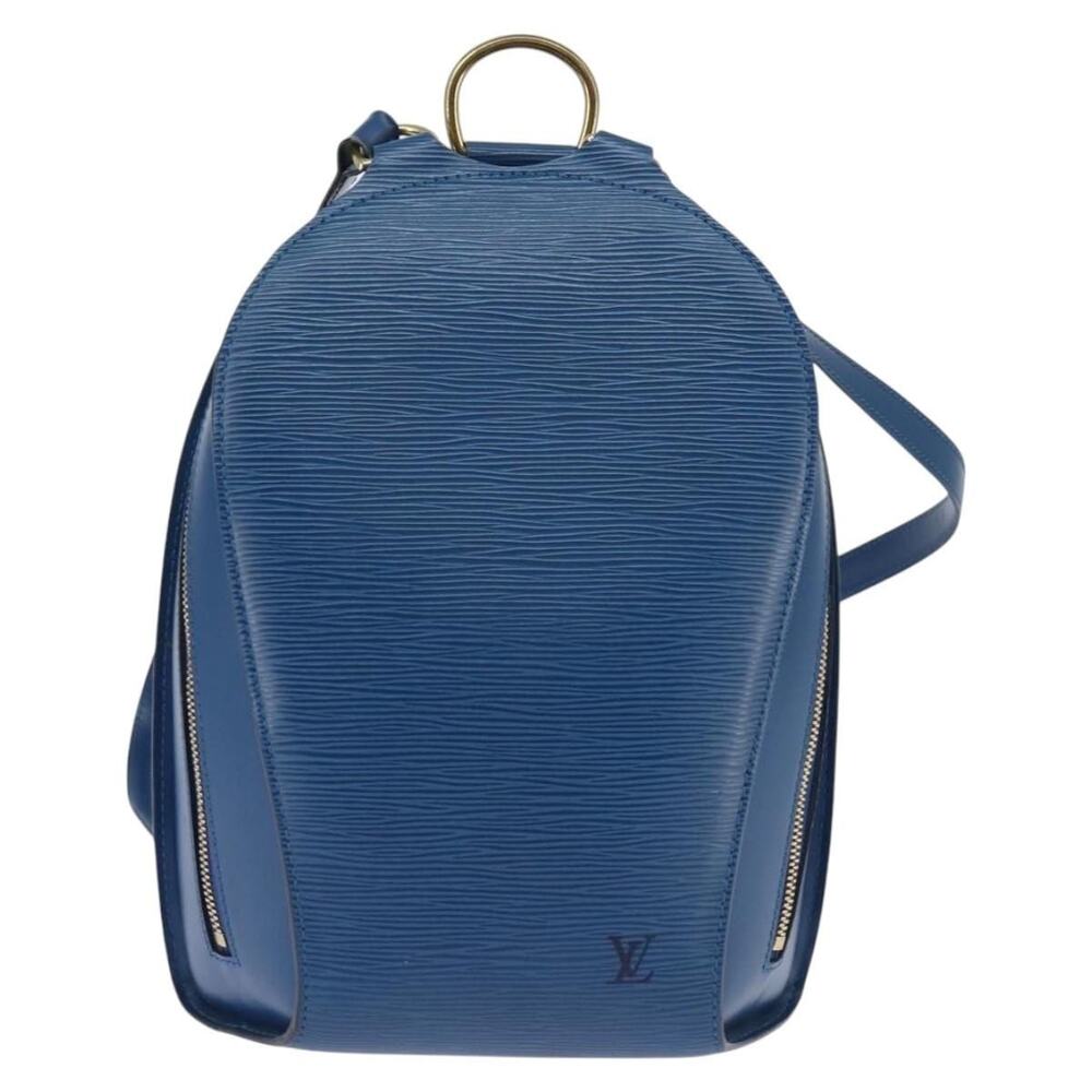 Louis Vuitton Epi Mabillon Backpack Blue